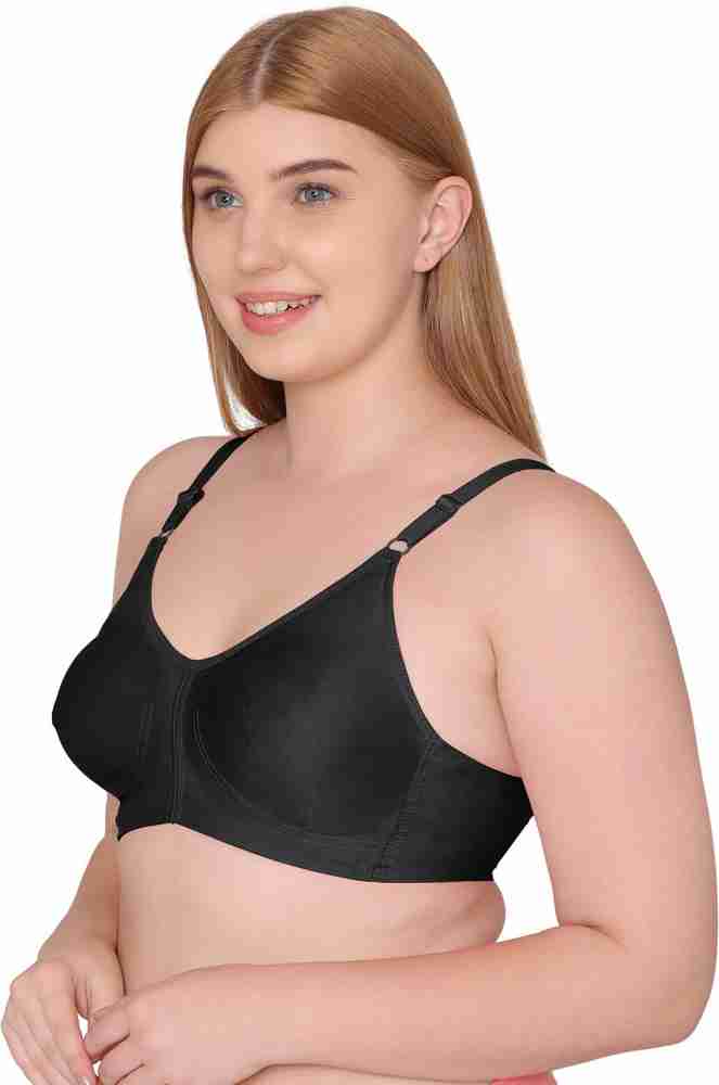 Buy Souminie Women's Cotton Non-Padded Wire Free Full Coverage Bra