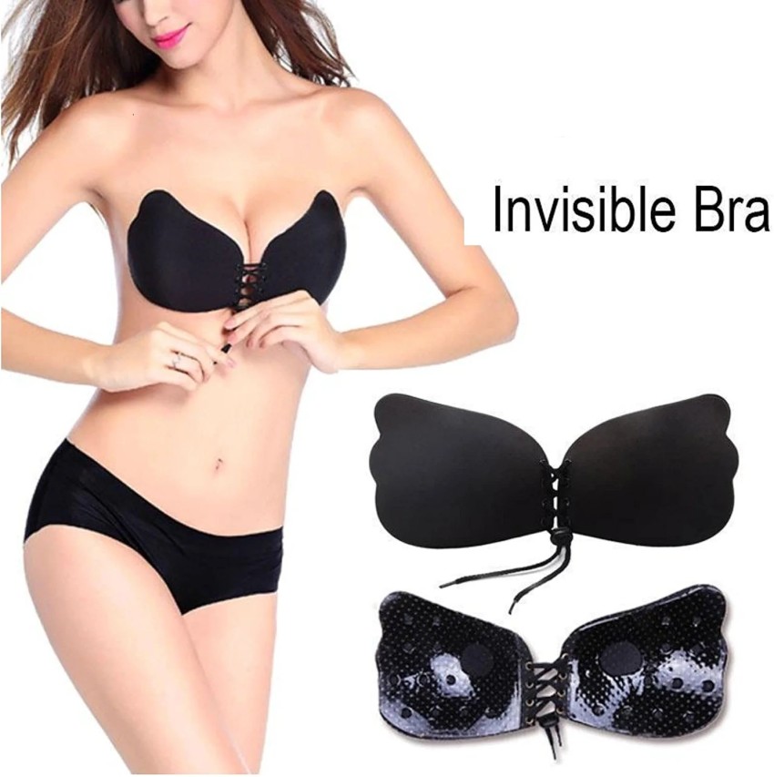 Trendzino Reusable Pushup Sticky Invisible Bra Silicone Push Up Bra Pads  Price in India - Buy Trendzino Reusable Pushup Sticky Invisible Bra  Silicone Push Up Bra Pads online at