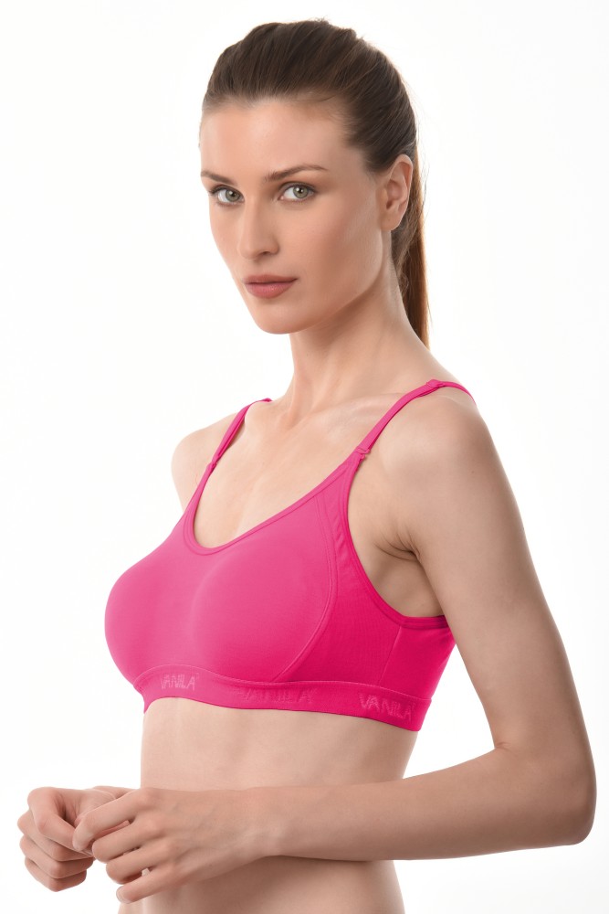 Vanila B Cup Size Seamless and Comfortable for Everyday(Size 30, Pack Of 2)  Women Sports Non Padded Bra - Buy Vanila B Cup Size Seamless and  Comfortable for Everyday(Size 30, Pack Of