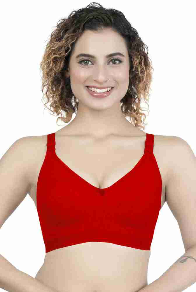 LUNAIN Women Full Coverage Non Padded Bra - Buy LUNAIN Women Full Coverage Non  Padded Bra Online at Best Prices in India