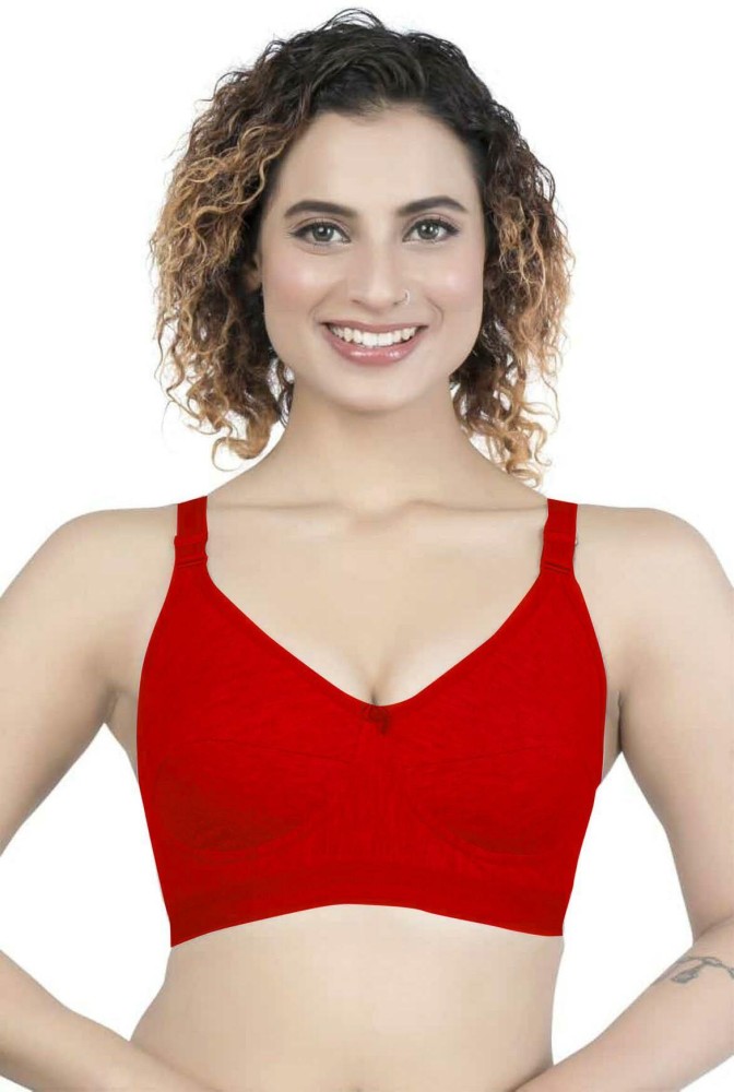 LUNAIN Women Full Coverage Non Padded Bra - Buy LUNAIN Women Full Coverage Non  Padded Bra Online at Best Prices in India