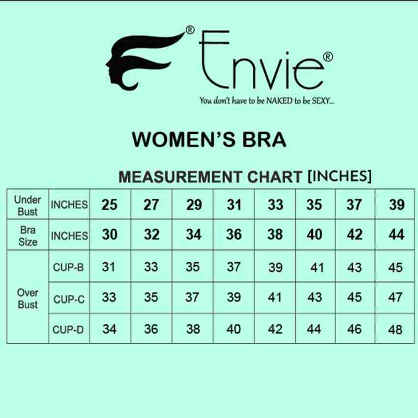 Envie Women's Padded Cotton Bra, Non-Wired, T-Shirt Bra Women T
