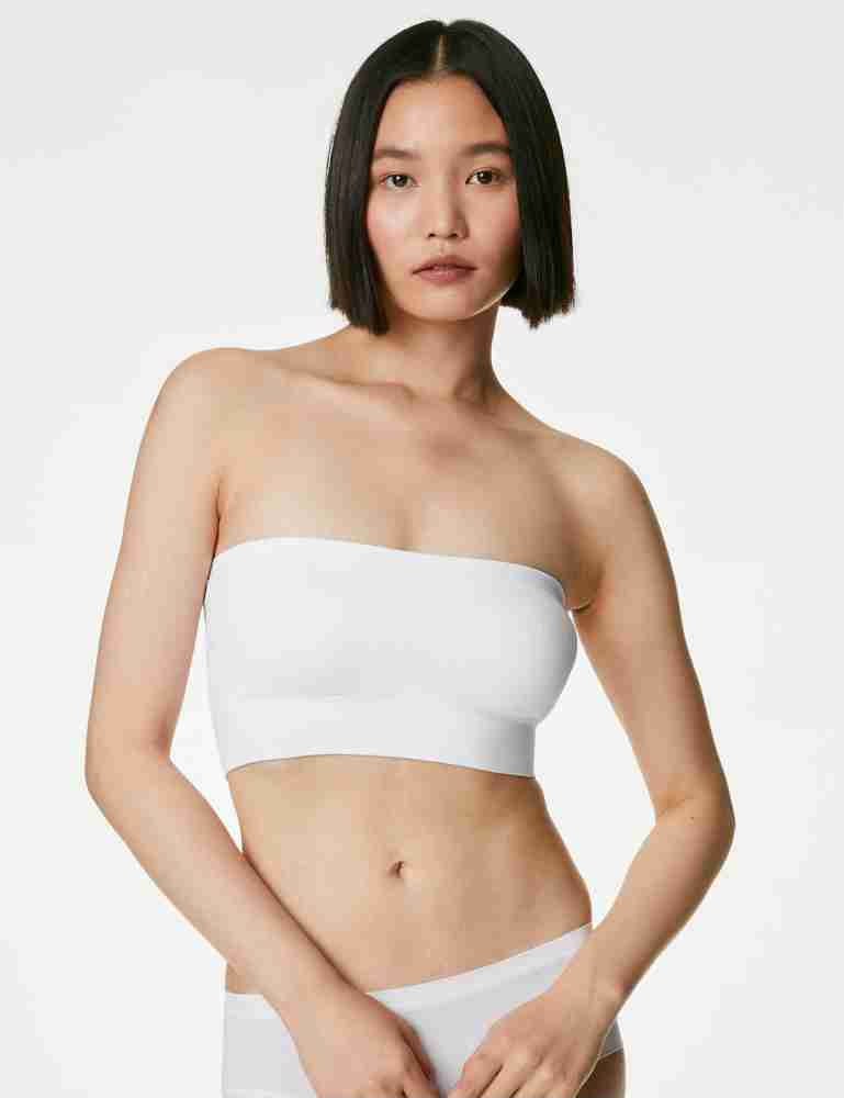 Buy Marks & Spencer Seamless Non Wired Bandeau Bra Online