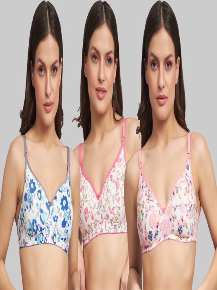 Buy NutexSangini Pack of 6 Non Padded Cotton T Shirt Bra - Multi