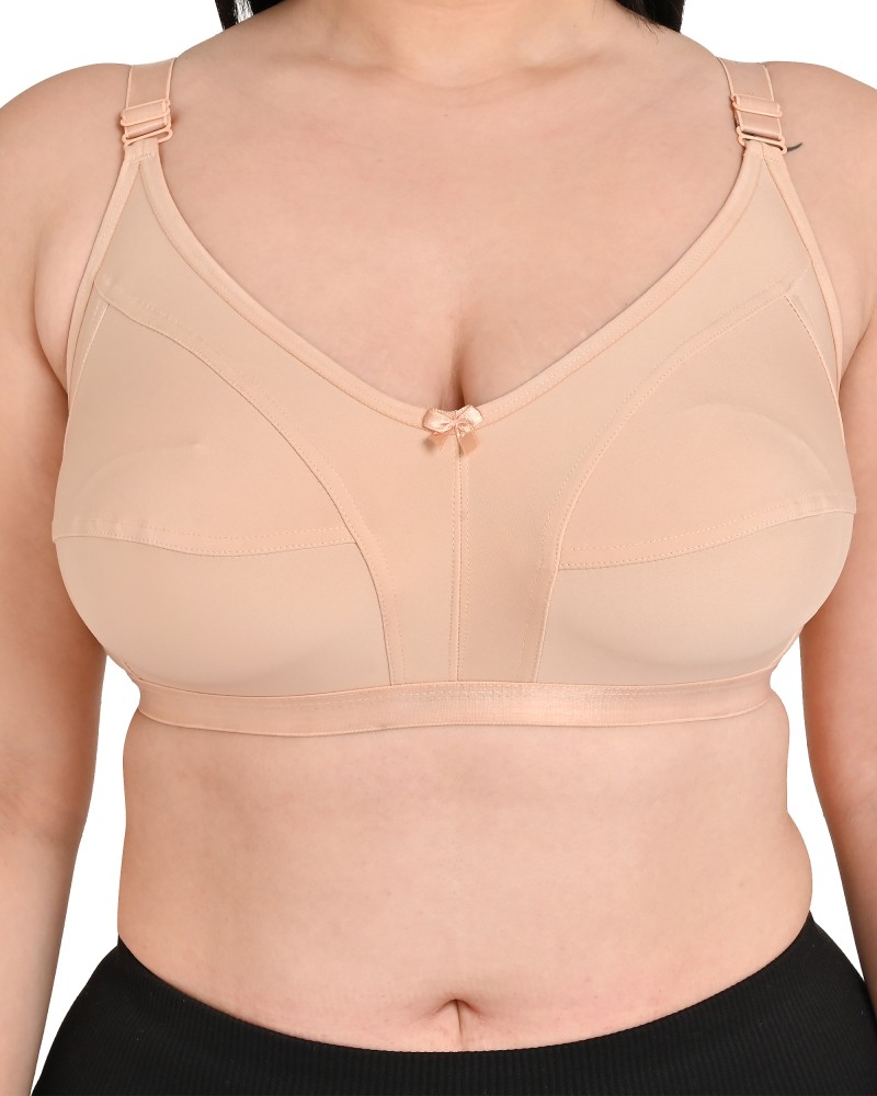 Fanzoh Lycra Cotton Women Full Coverage Non Padded Bra, For Daily