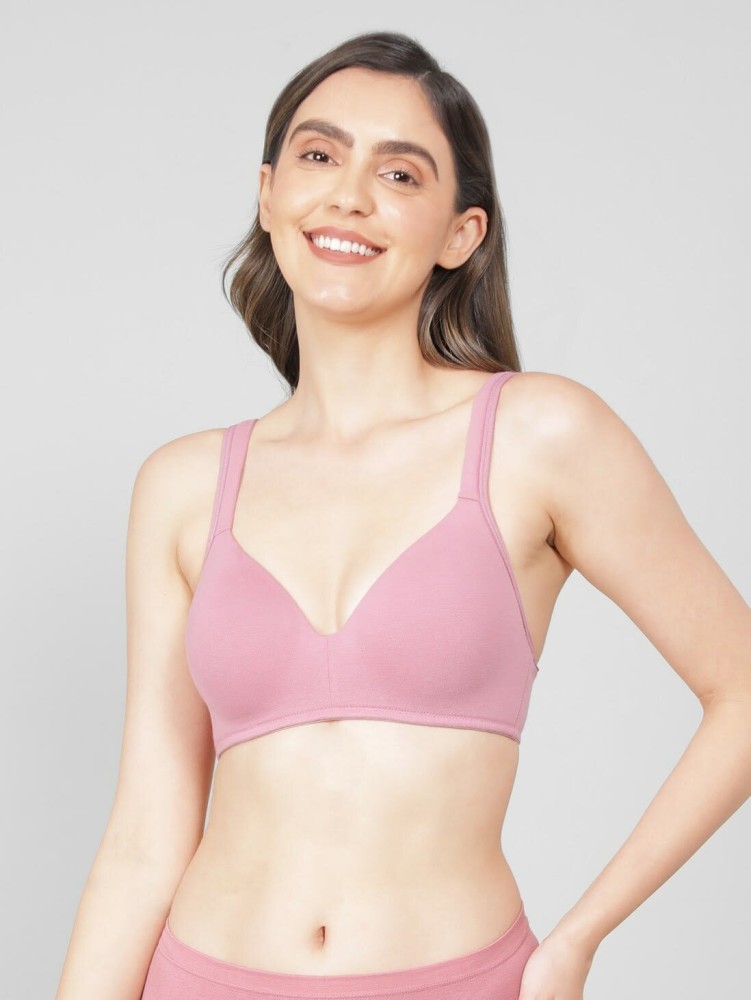 Jockey Women's Padded Cotton Full Coverage Broad Fabric Straps Bra – Online  Shopping site in India