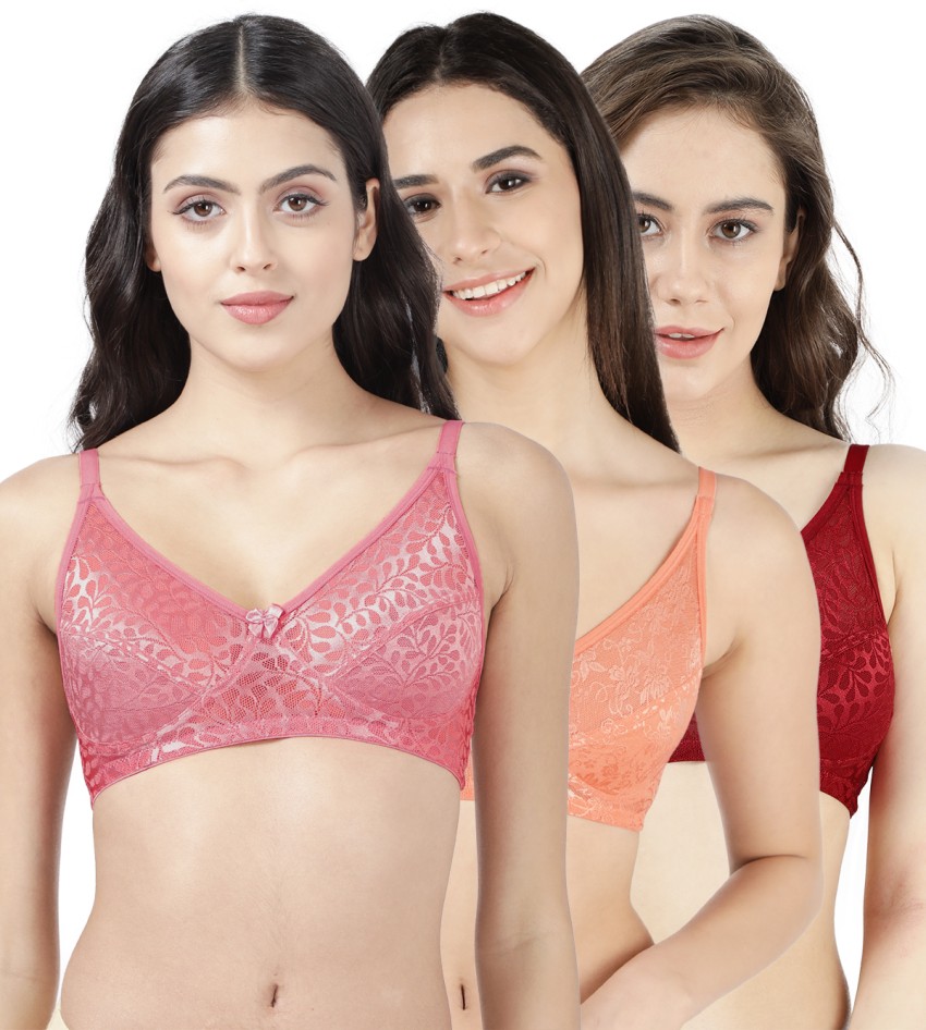 Susie Shyaway Susie 3/4 Coverage Non Padded Wirefree Lace Bra Women Full  Coverage Non Padded Bra - Buy Susie Shyaway Susie 3/4 Coverage Non Padded  Wirefree Lace Bra Women Full Coverage Non