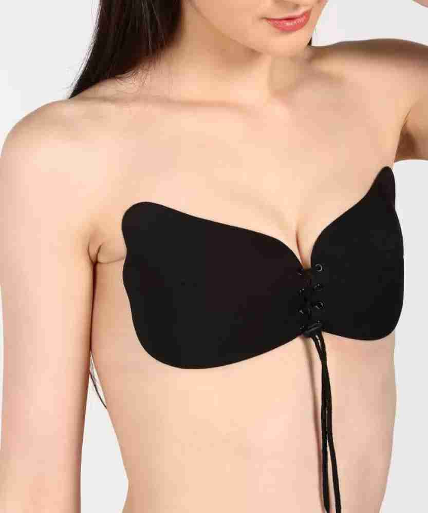IYY Deep Plunge Backless Strapless Push-up Bra for Women Teens, Reusable  Sticky Invisible Bra