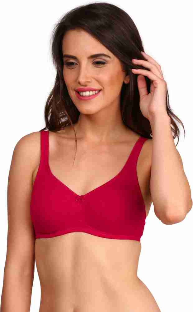 Plain Non-Padded Ladies Red Hosiery Bra, Size: 28-40, for Daily Wear at Rs  89/piece in New Delhi