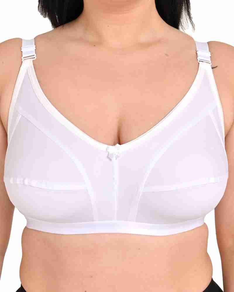 Fanzoh Lycra Cotton Women Full Coverage Non Padded Bra, For Daily