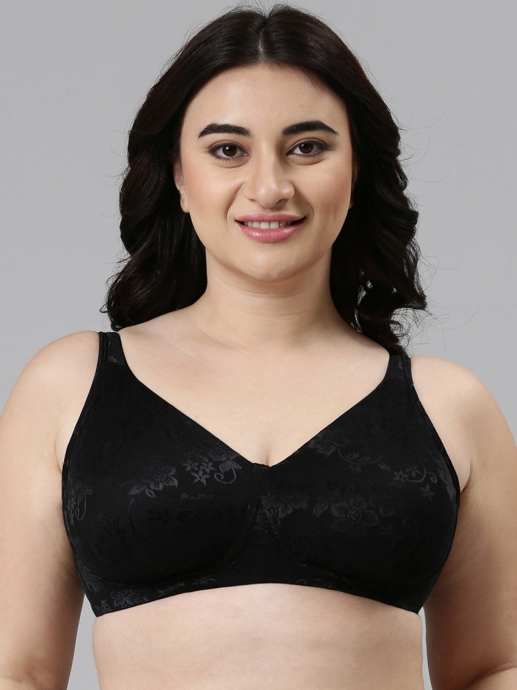 Enamor F124 Smoothening Non-Padded Wired Full Coverage Minimizer Bra