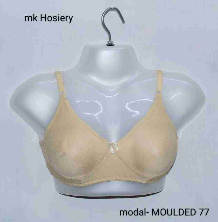 MKHosiery Women's Cotton Lightly Non-Padded Non Wired Regular Bra