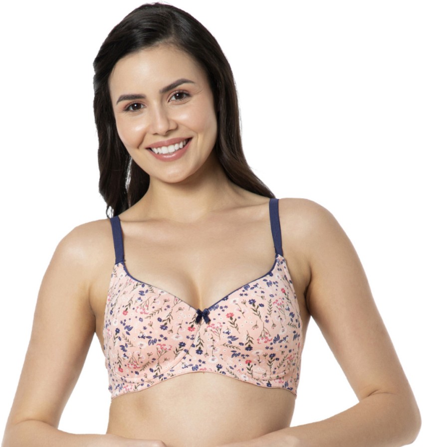 Buy Amante Everyday Comfort Lightly Padded Wirefree Multiway Bra- Blue at  Rs.645 online