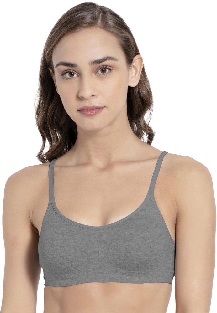 Jockey Women's Wirefree Padded Super Combed Cotton Medium Coverage Bra –  Online Shopping site in India