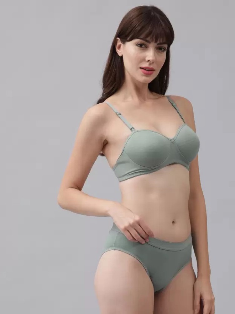 Buy FASALVI New Launch Bra Panty Lingerie Set Combo of 2 for Women