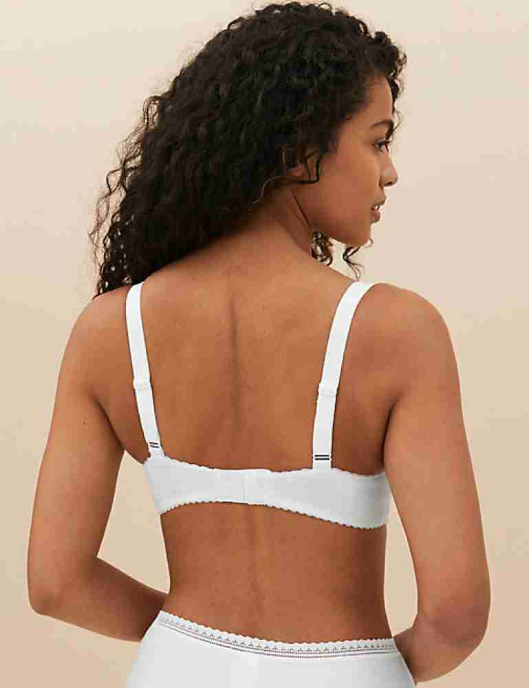 MARKS & SPENCER Anise Lace Wired Balcony Bra A-E T332336WHITE (36C