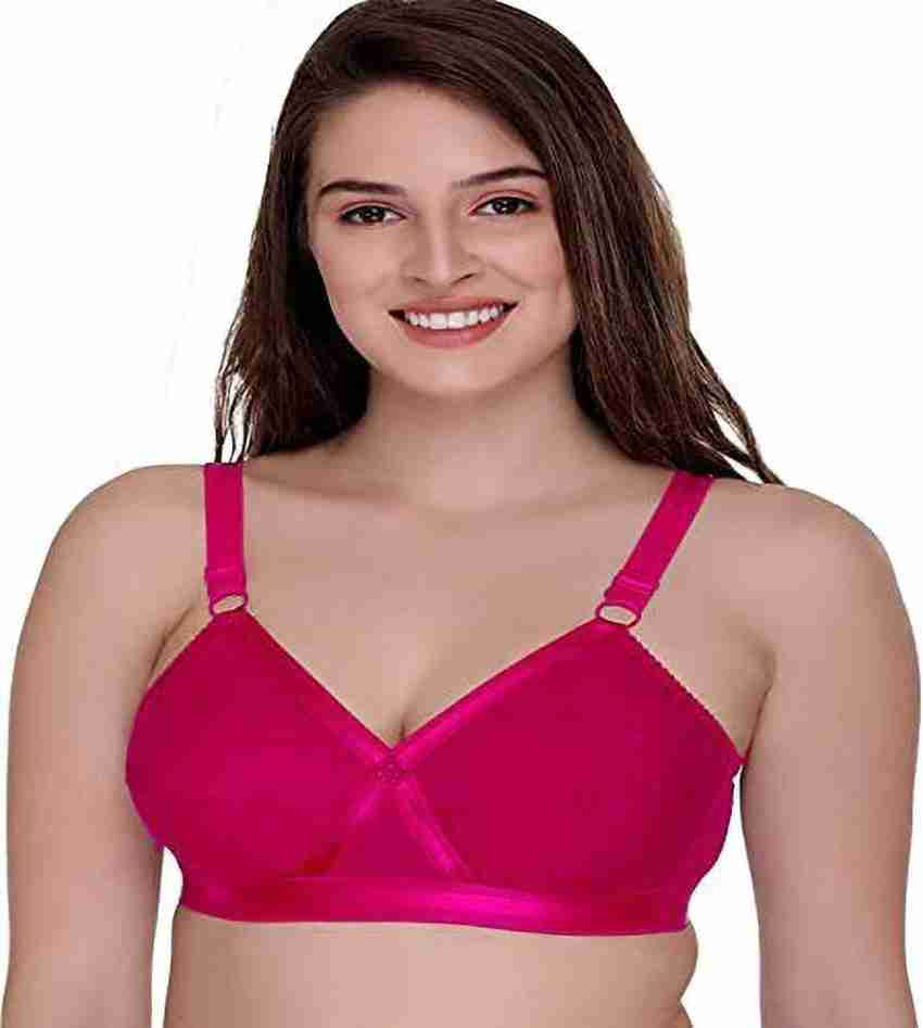 ASU Soft Touch Women Bra Non Padded Multicolor Pack of 3 Women