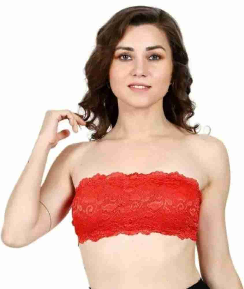 Buy Red Rose - Top Tube Bra - Off Shoulder Bra - Tube Bra For Women (White  ) Online at Best Prices in India - JioMart.