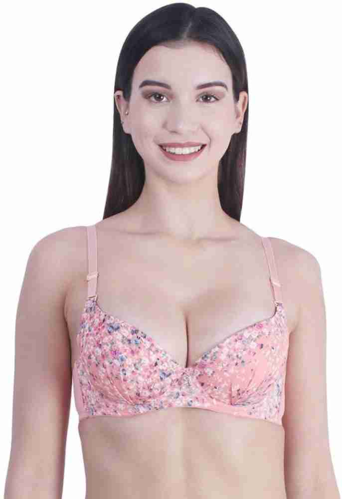 Buy Alishan Set of 1 Women's Lightly Padded Bras Pink at