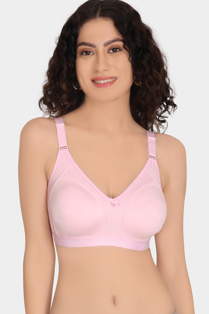 Amivyaa,Non Padded, Non Wired Full Coverage Bra Pack of 3
