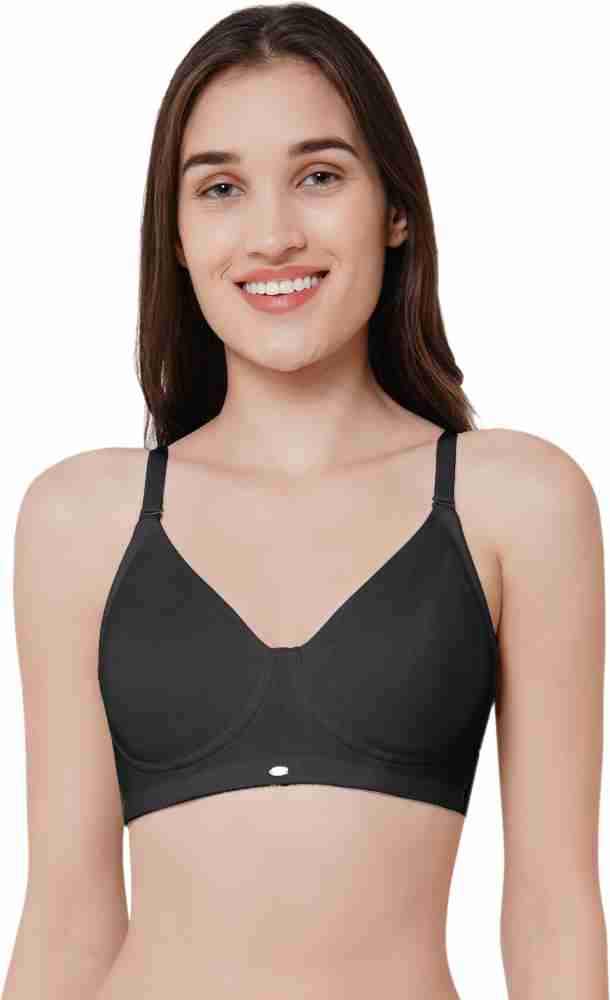 SOIE Non Padded Non-Wired Full Coverage Stretch Cotton T-shirt Bra