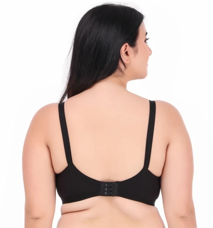 Rayyans 4 Plus Size C Cup Double Fabric Cup Bra
