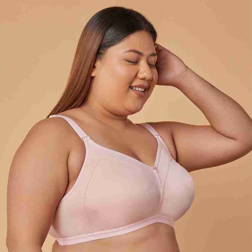 maashie M4408 Cotton Non-Padded Non-Wired Everyday Bra, L.Peach