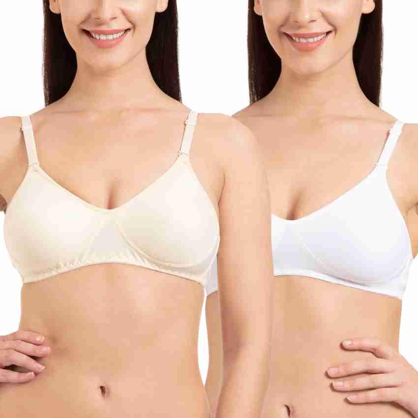 KOMLI Komli Non-Padded Cotton Rich Seamless Full Coverage Bra Women T-Shirt Non  Padded Bra - Buy KOMLI Komli Non-Padded Cotton Rich Seamless Full Coverage  Bra Women T-Shirt Non Padded Bra Online at