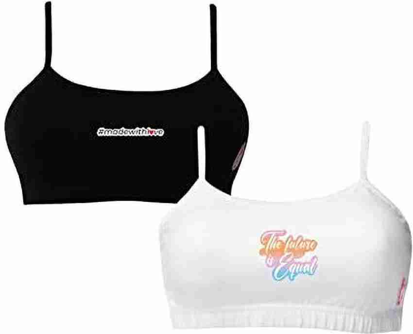 D'chica Girls Bandeau Tube Bras Non Padded Soft, Comfortable & Stretchable  Bra for Teens 16-18 Years