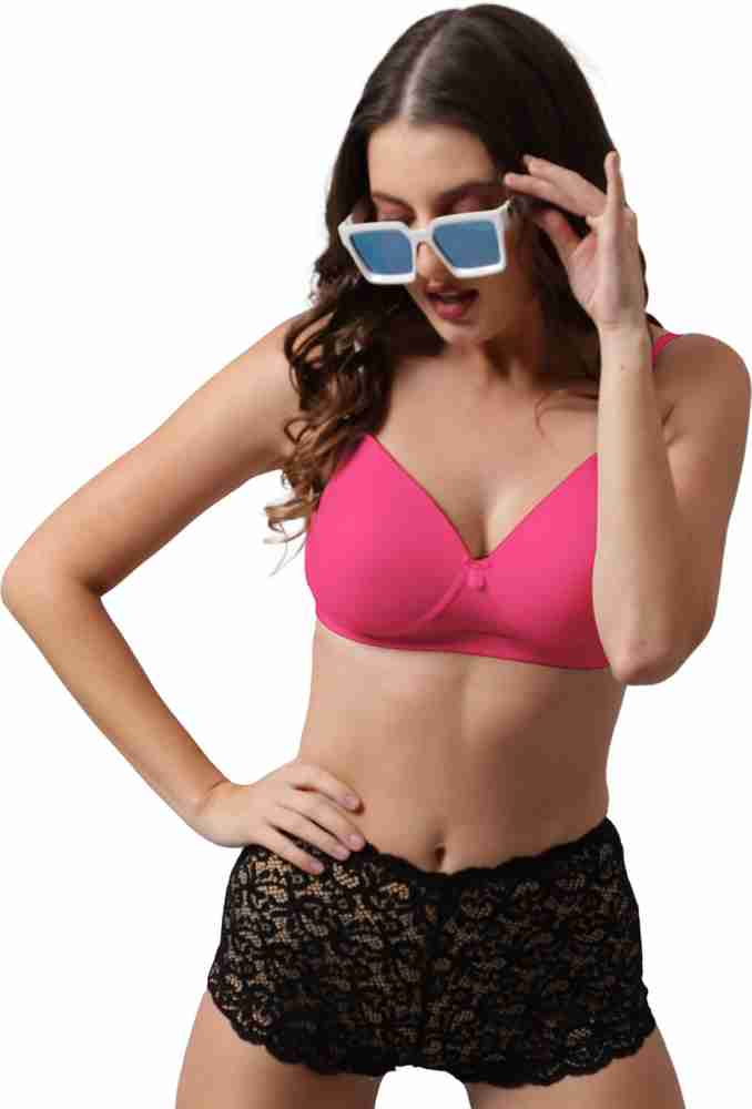 Bewild Padded non wired Backless bra with transparent straps and band . Women  T-Shirt Lightly Padded Bra - Buy Bewild Padded non wired Backless bra with transparent  straps and band . Women