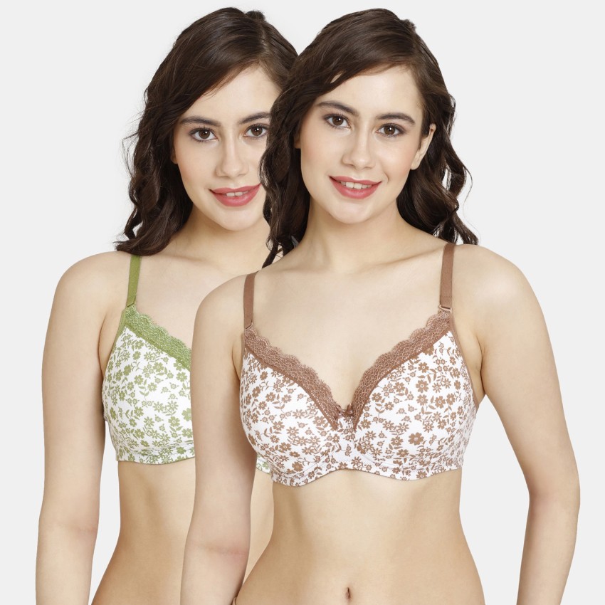 Buy Rosaline by Zivame Red Lace Half Coverage Balconette Bra for