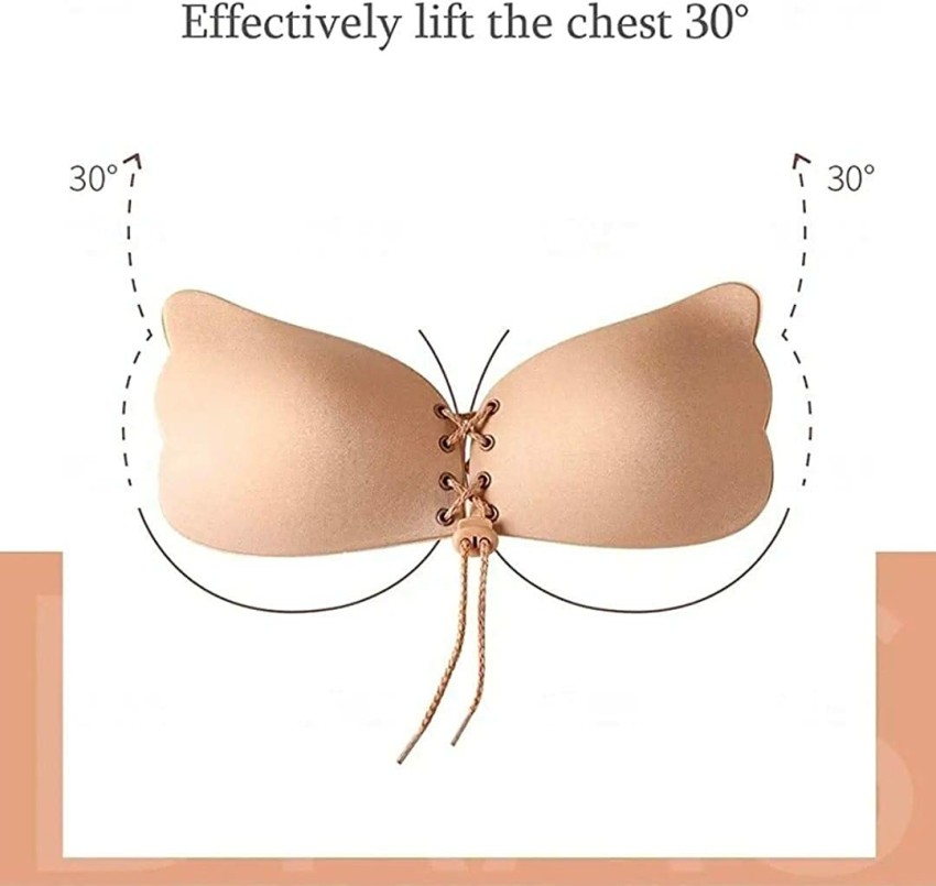 KETKAR 1 Pack Push Up Sticky Bra for Women, Reusable Invisible Bra Backless  Strapless Bra Adhesive Bra
