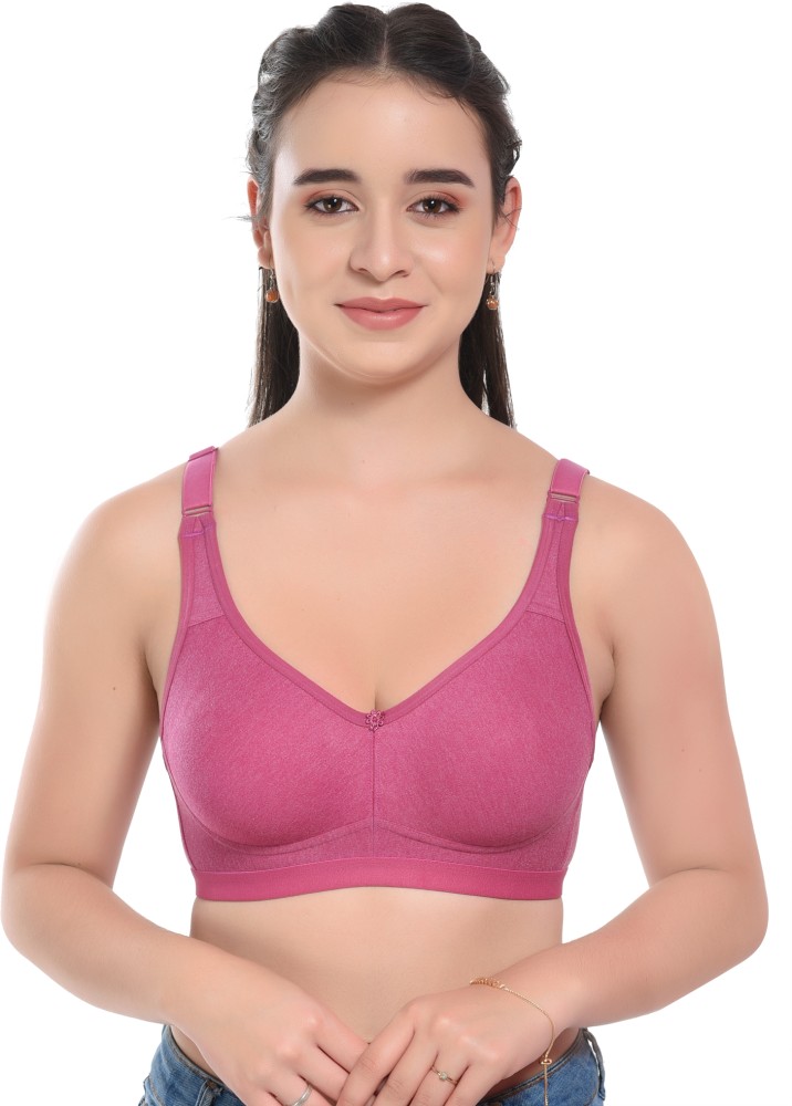 Alishan Cotton Non-Padded Non-Wired comfortable to wear Sports Bra Pack of 2