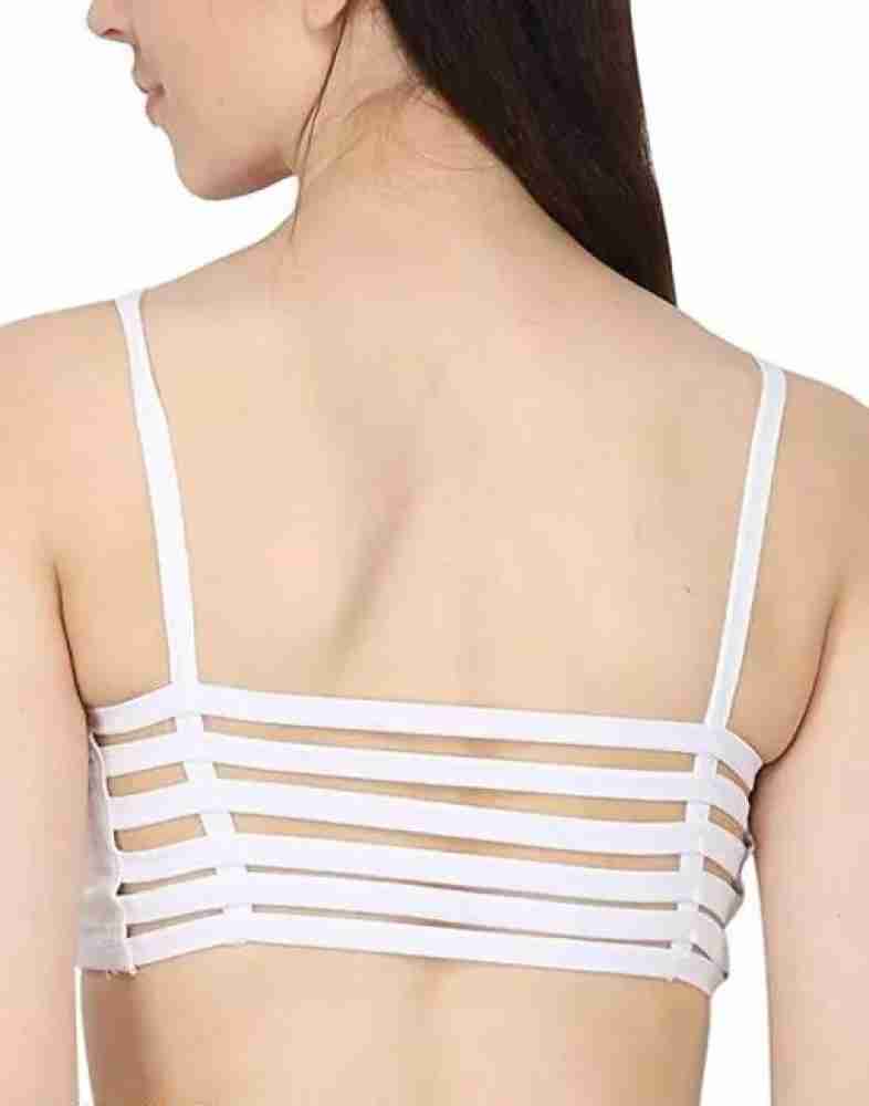 Trustizen 6 strap bralette (PACK OF 3) Women Bralette Lightly Padded Bra - Buy  Trustizen 6 strap bralette (PACK OF 3) Women Bralette Lightly Padded Bra  Online at Best Prices in India