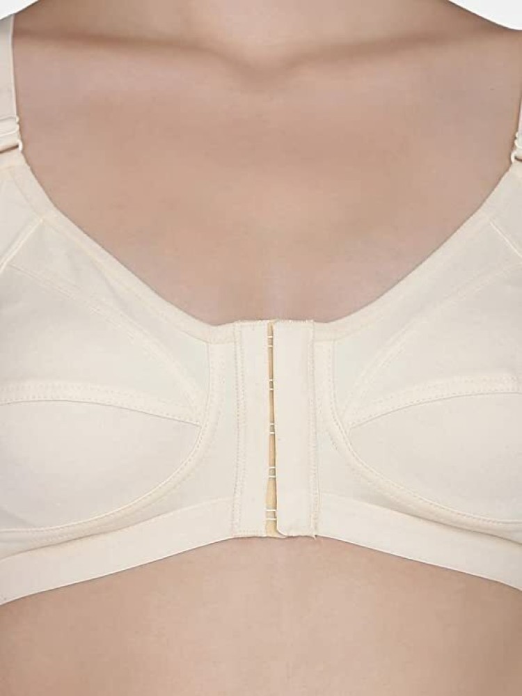 Naidu Hall Women's Bra (Material: Cotton, Color: White, Size: 36) :  : Fashion