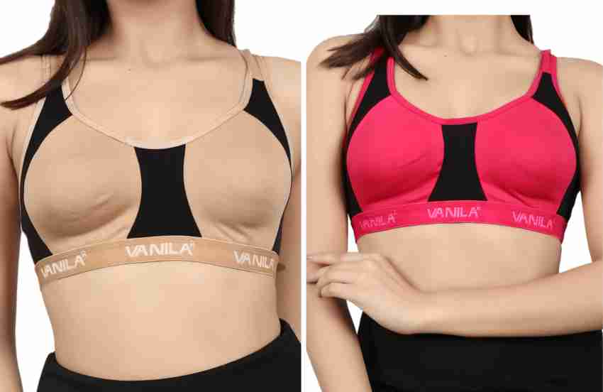 Buy online Racer Back Sports Bra from lingerie for Women by Madam for ₹350  at 36% off