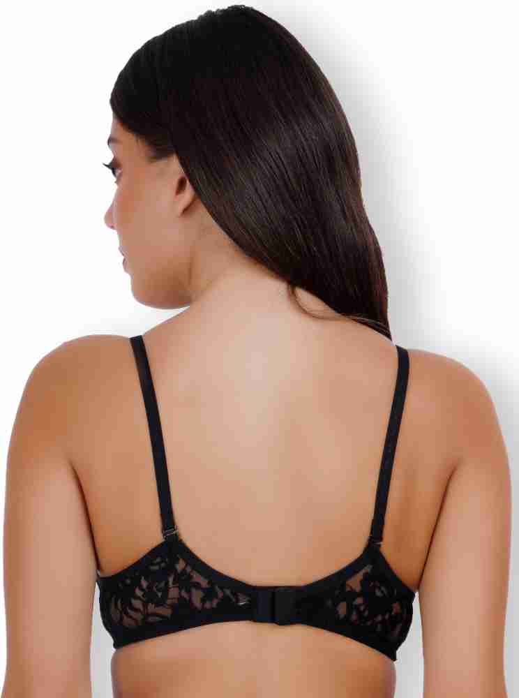 Selfcare Womens Net Half Coverage Plunge Bra Pink,Black Women Plunge Lightly  Padded Bra - Buy Selfcare Womens Net Half Coverage Plunge Bra Pink,Black  Women Plunge Lightly Padded Bra Online at Best Prices