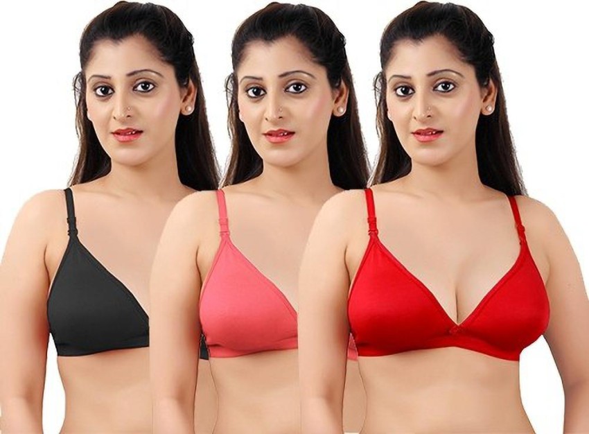 RELAXHOSIERY Stylish back Dori bra Women Plunge Non Padded Bra - Buy  RELAXHOSIERY Stylish back Dori bra Women Plunge Non Padded Bra Online at  Best Prices in India