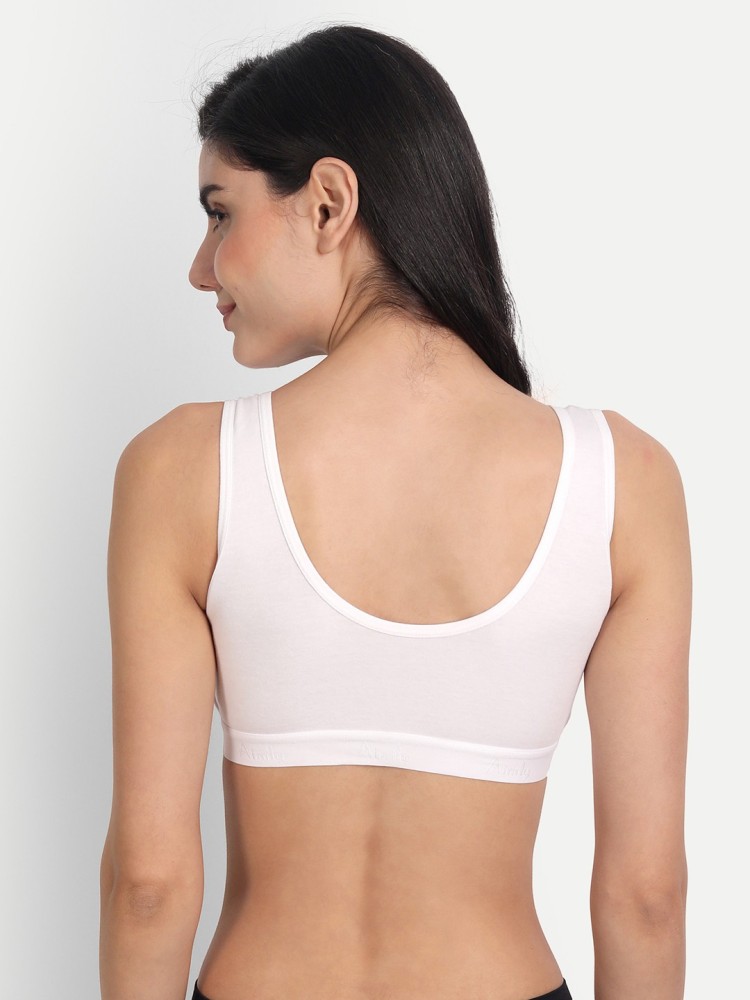 Buy Aimly Women's Cotton Multicolor Pack of 2 Non-Padded Non-Wired Sports  Bra Online at Best Prices in India - JioMart.