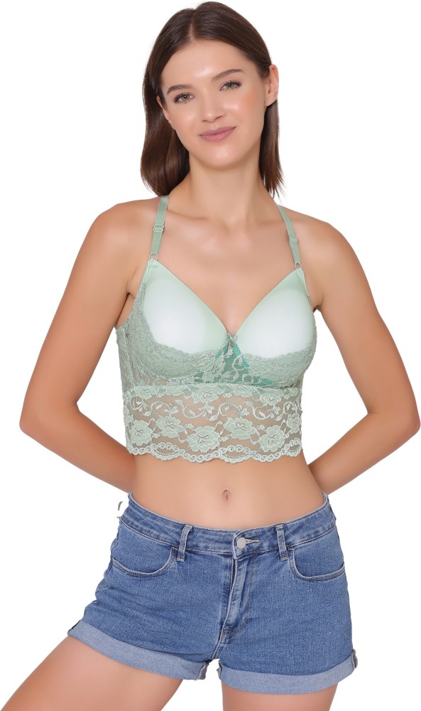 Women's Lace Bralette And Shorts Set