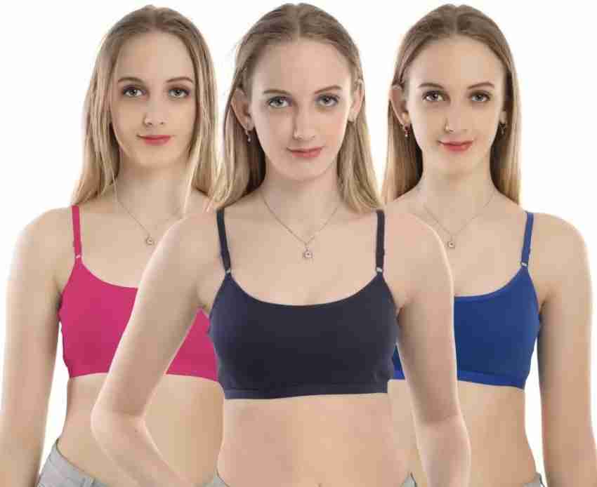 Viyan Shop Plus Size bra (40 to 50) - pack of 3 multicolours Women Full  Coverage Non Padded Bra - Buy Viyan Shop Plus Size bra (40 to 50) - pack of