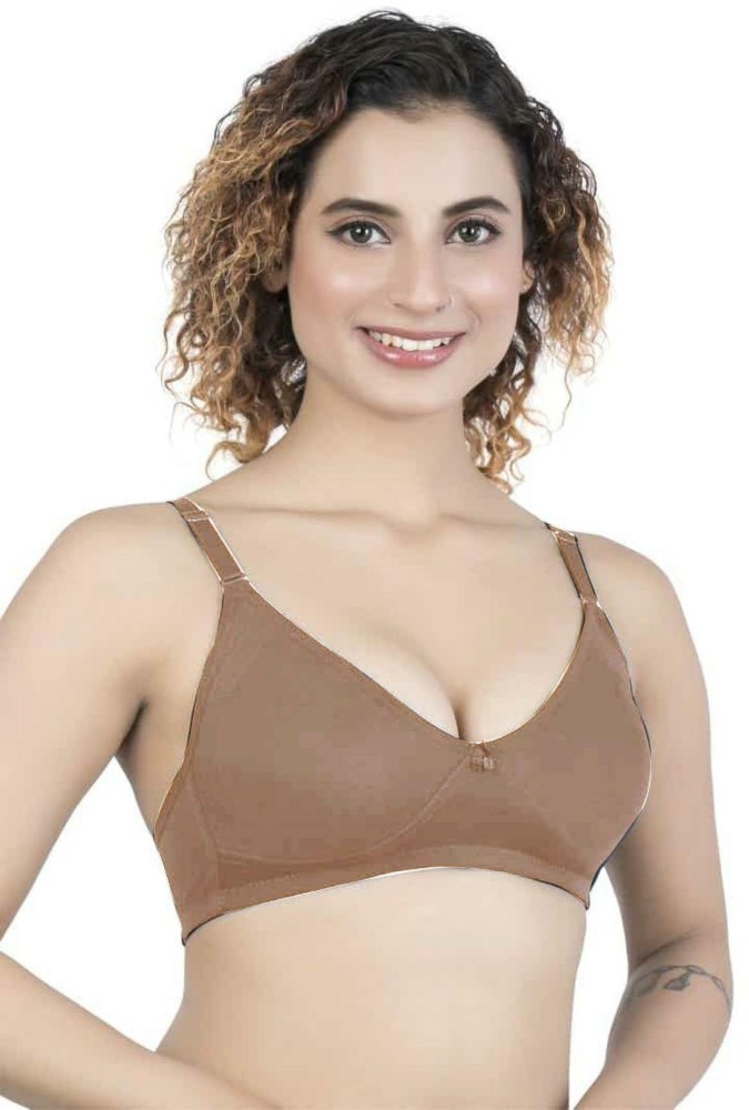 LUNAIN Women Full Coverage Non Padded Bra - Buy LUNAIN Women Full Coverage Non  Padded Bra Online at Best Prices in India