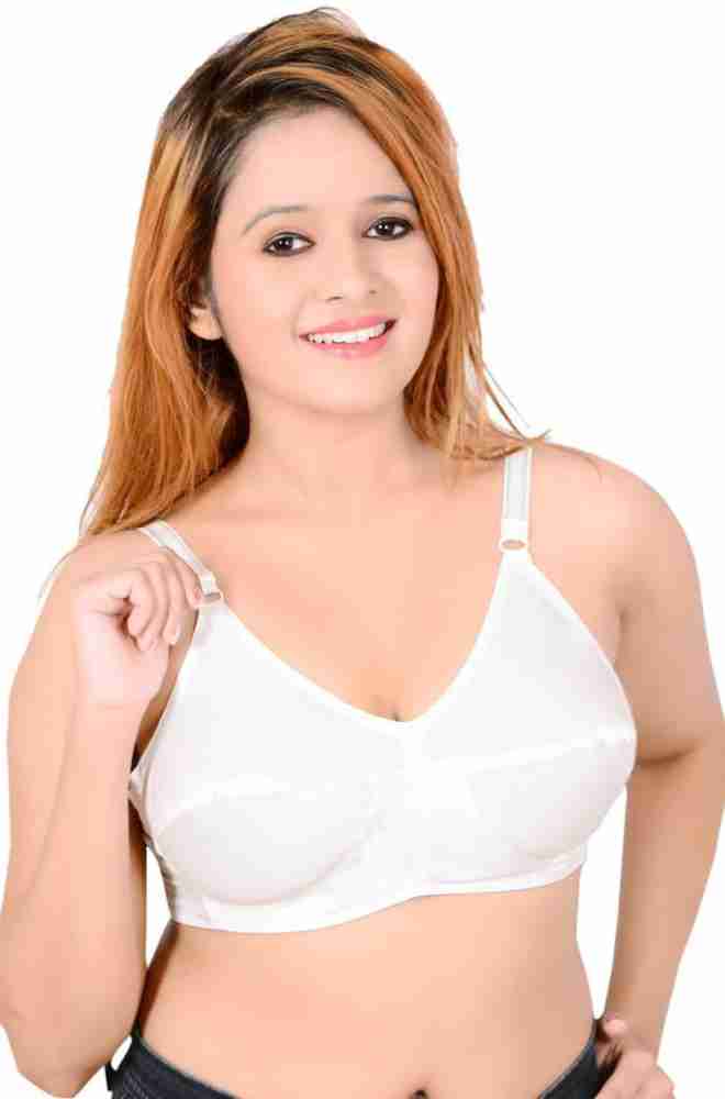 Plus Size Bra , Big Size Bra heavy bust bra 46-48-50 B or C or D cup Cotton  Everyday Wide Straps Bra Full Coverage Non Padded Big Cup Size Bra JD