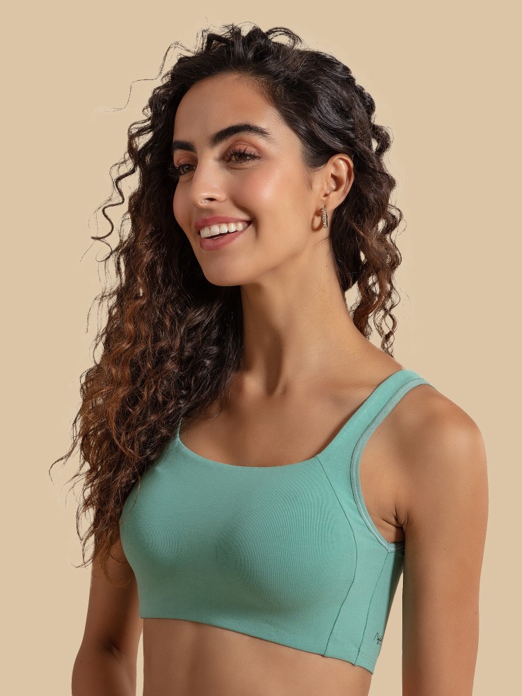 Nykd Trendy Square Neck Slip-On Bra With Full coverage, Wirefree