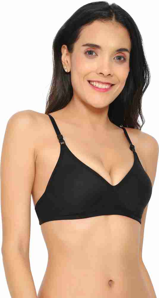 Women's Cotton Seamless Non-Padded Non-Wired Full Coverage Regular