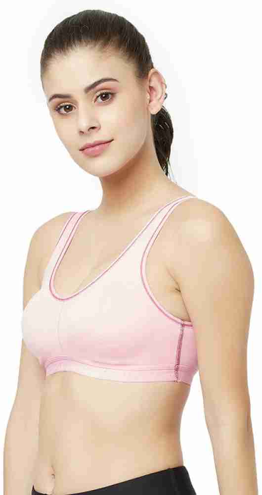 Groversons Paris Beauty Women's Non-Padded Non-Wired Racer Back Sports Bra  (BR172)