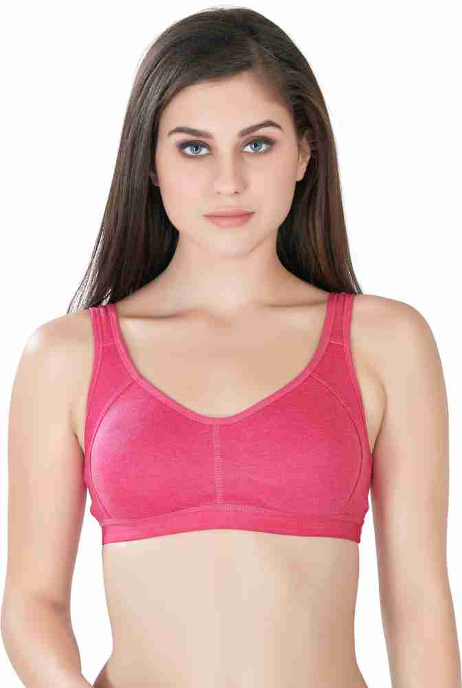 Buy NAGAICH Women's Cotton with Lycra Non-Paded and Non-Wired Seamed Sports  Bra Online In India At Discounted Prices