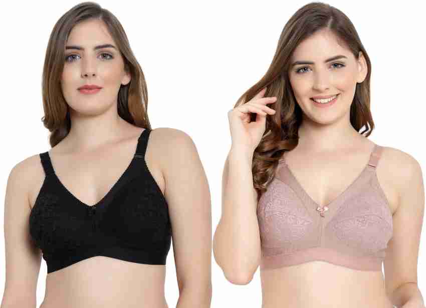 ELEG & STILANCE Women's/Girls Cotton Non Padded Non Wired Everyday Bra