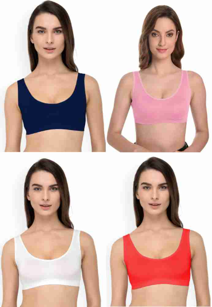 ADSSwitch Women's 95 % Cotton & 5 % Spandex, Non-padded Non-Wired