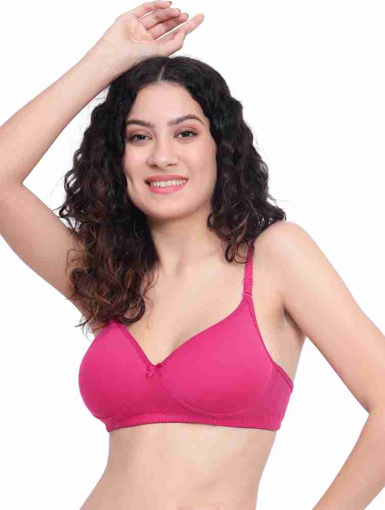 NIBA Women's Cotton Non Padded Wire Free Everyday Bras| Bra for  Women|Stylish Bra